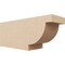 Ekena Millwork 6in. W x 8in. H x 20in. L Alpine Woodgrain TimberThane Rafter Tail, Primed Tan RFTUR06X08X20ALPRCPR - alternate 1